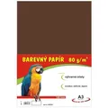 papier pre výtvarnú výchovu A3/100/80g hnedý